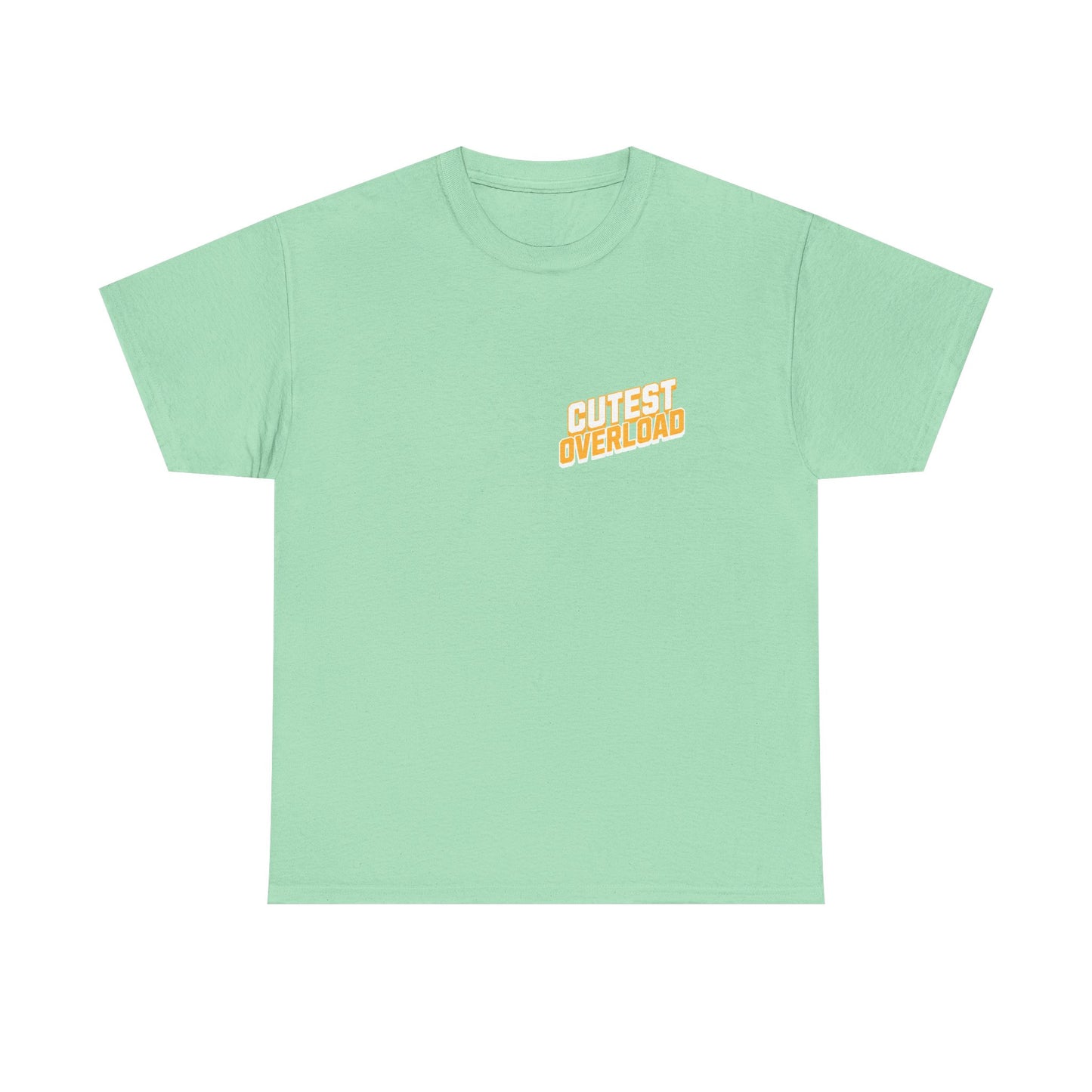 Happy Cat 'Cutest Overload' | Unisex Heavy Cotton Tee