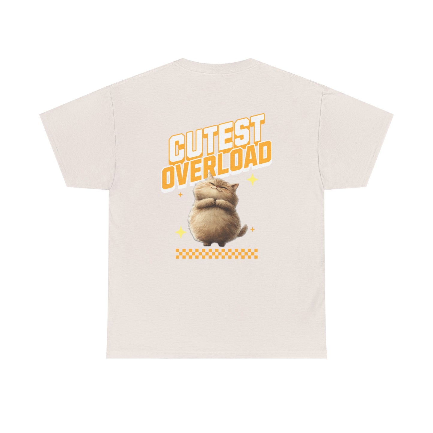 Happy Cat 'Cutest Overload' | Unisex Heavy Cotton Tee