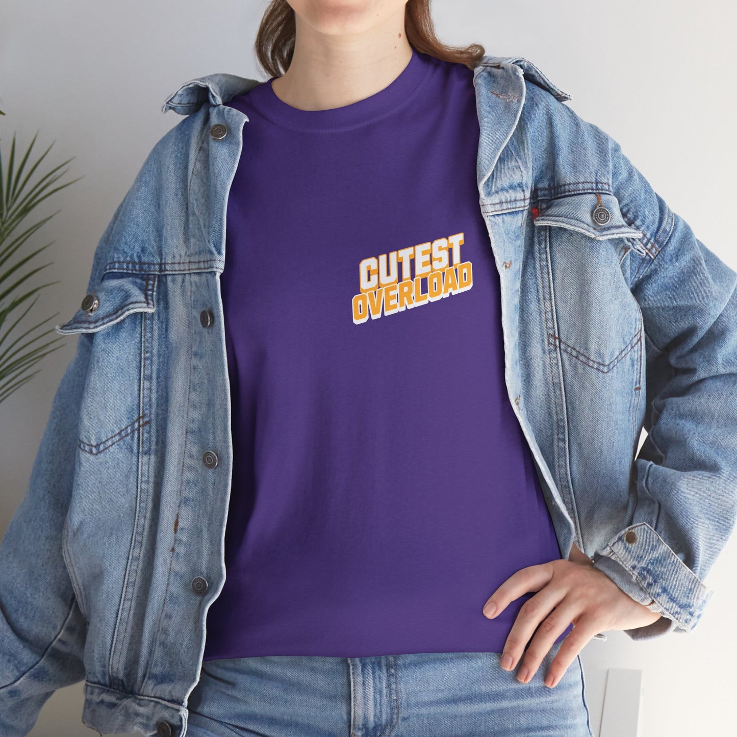 Happy Cat 'Cutest Overload' | Unisex Heavy Cotton Tee
