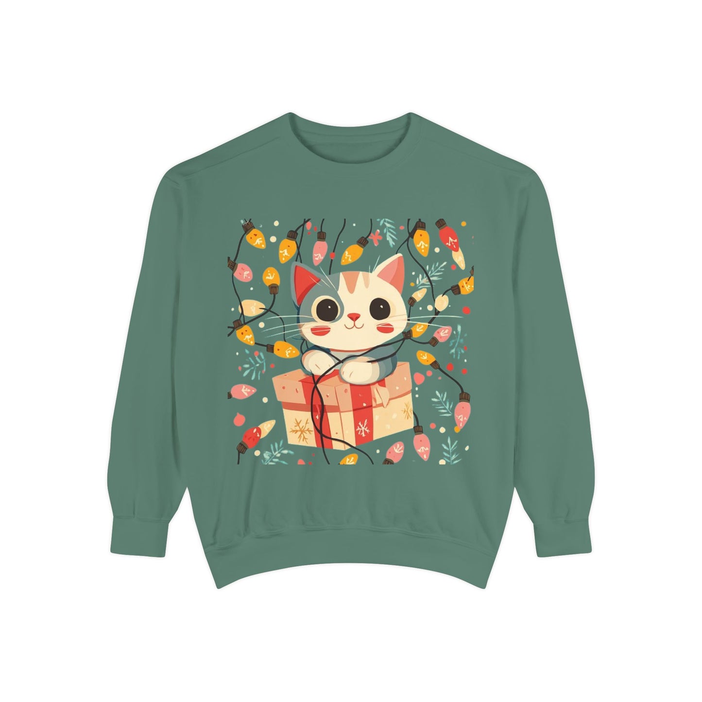 Cute Cat Gift Box Sweatshirt