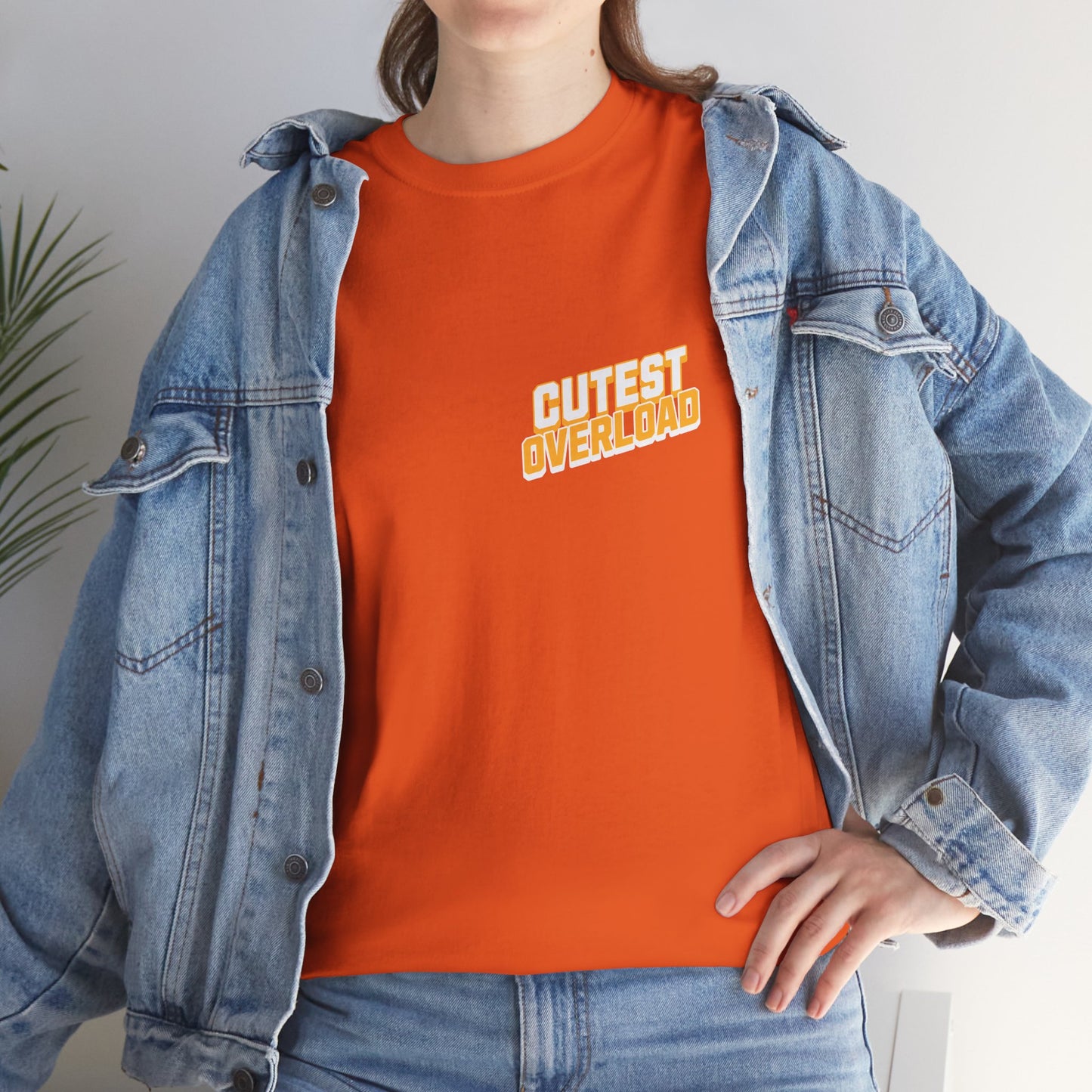 Happy Cat 'Cutest Overload' | Unisex Heavy Cotton Tee