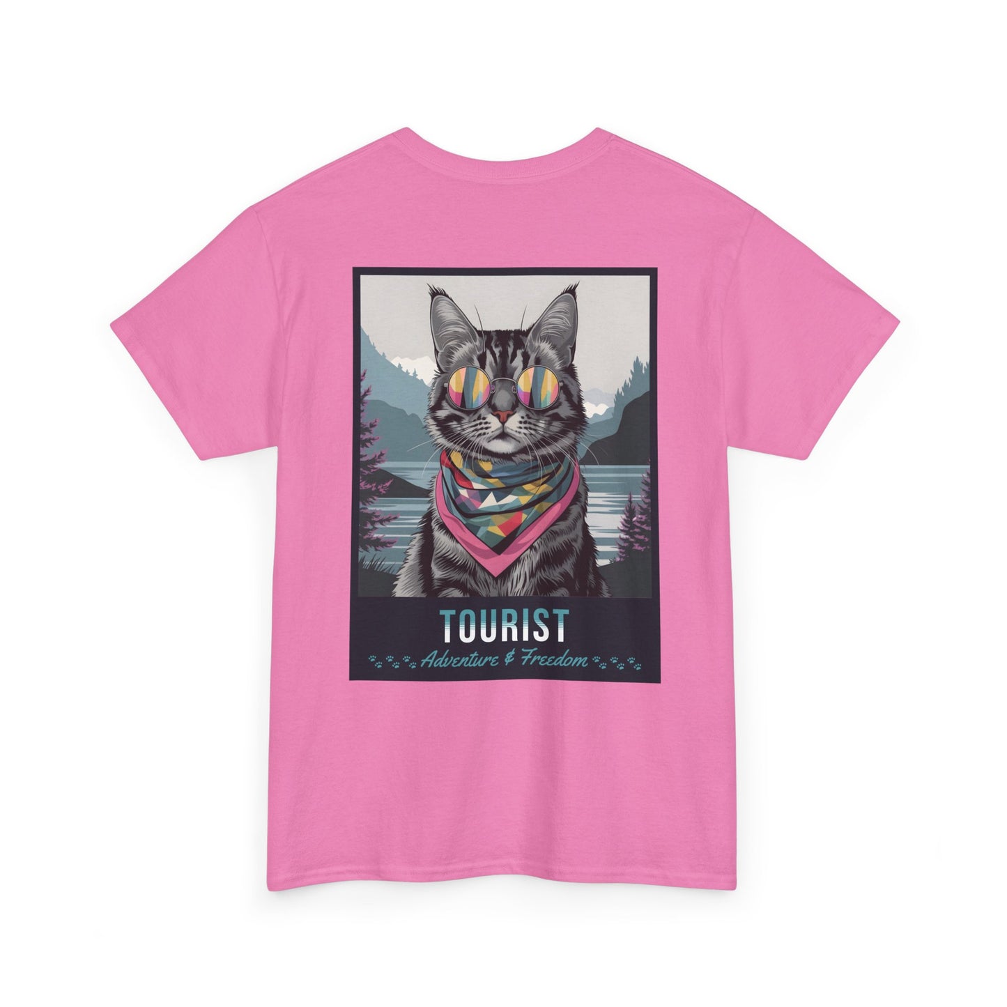 Cat Travelling Japan | Unisex Heavy Cotton Tee