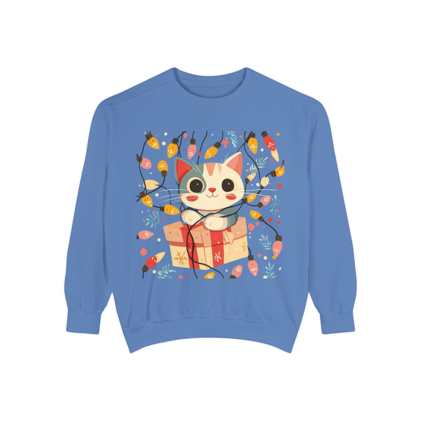 Cute Cat Gift Box Sweatshirt