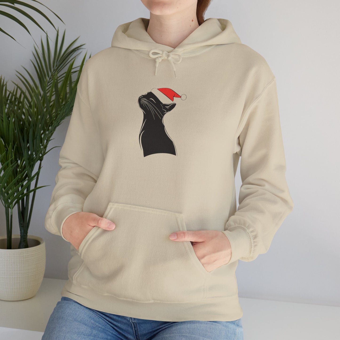 Black Cat Christmas Hoodie
