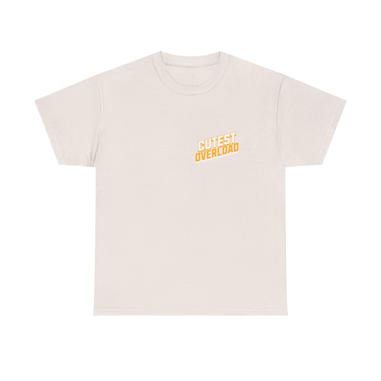 Happy Cat 'Cutest Overload' | Unisex Heavy Cotton Tee
