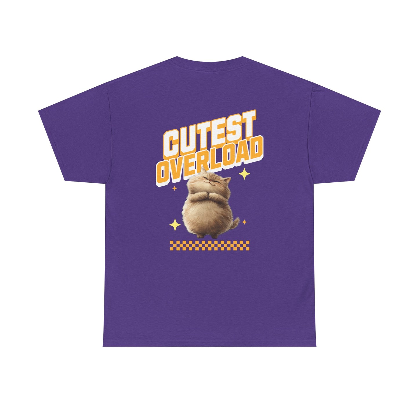 Happy Cat 'Cutest Overload' | Unisex Heavy Cotton Tee