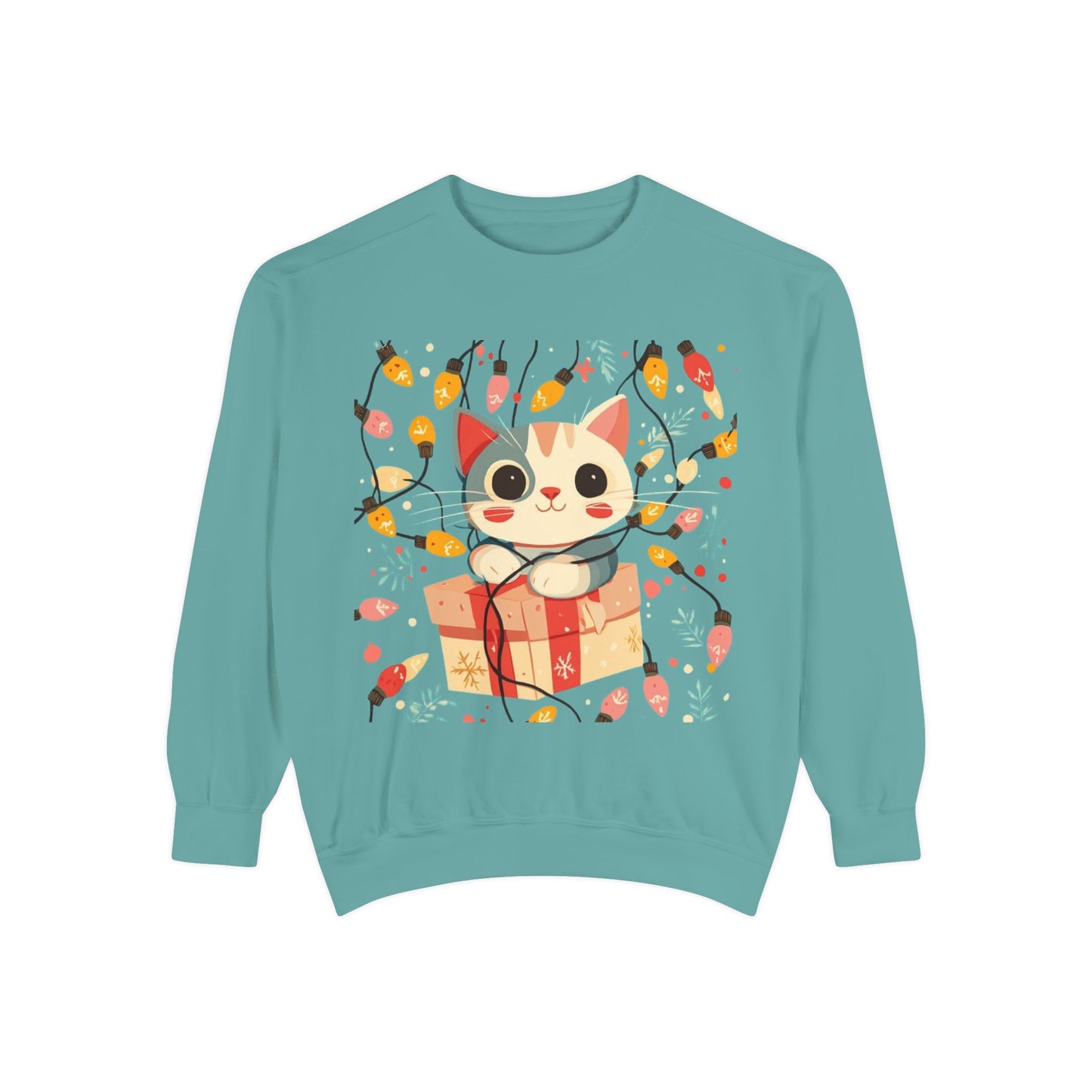 Cute Cat Gift Box Sweatshirt