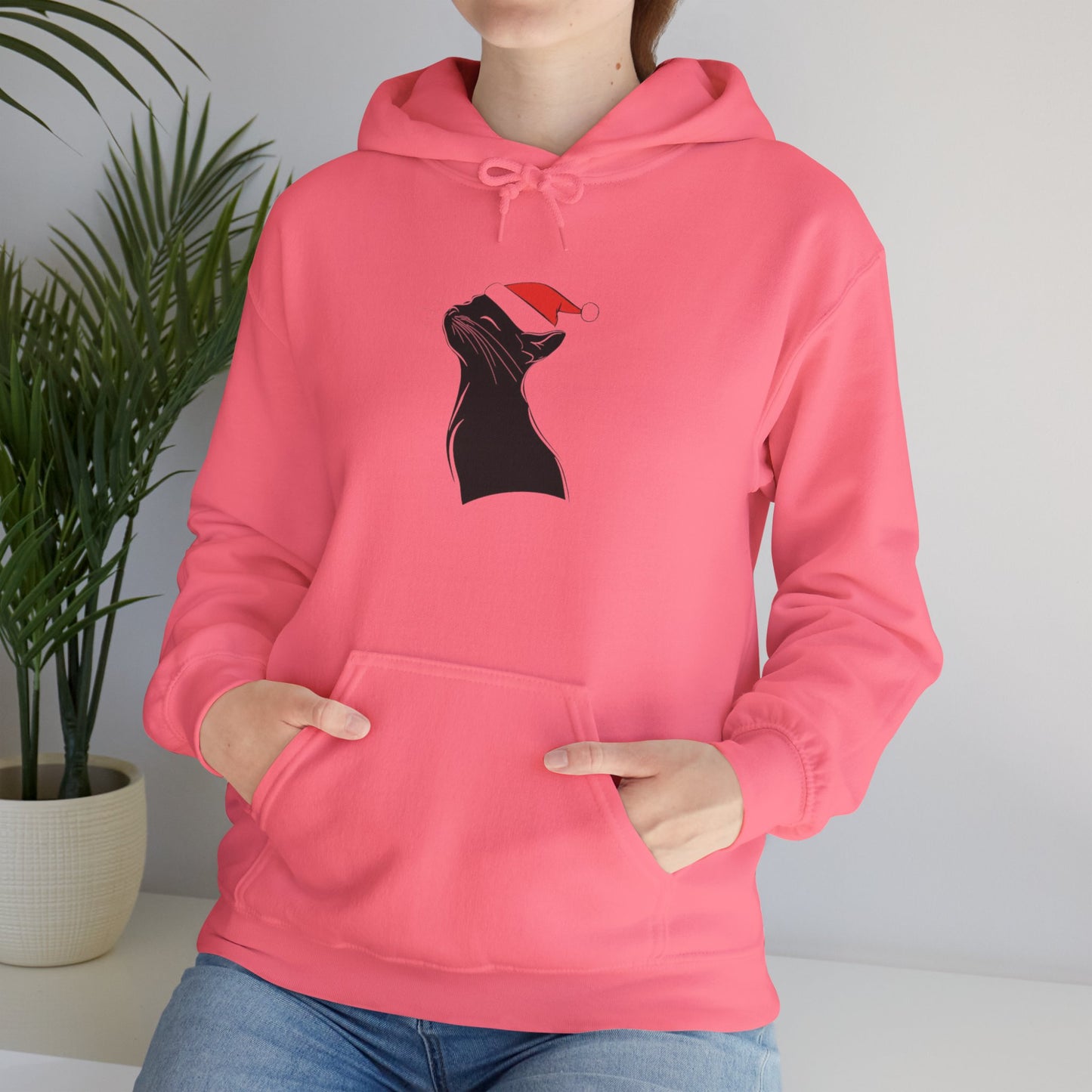 Black Cat Christmas Hoodie