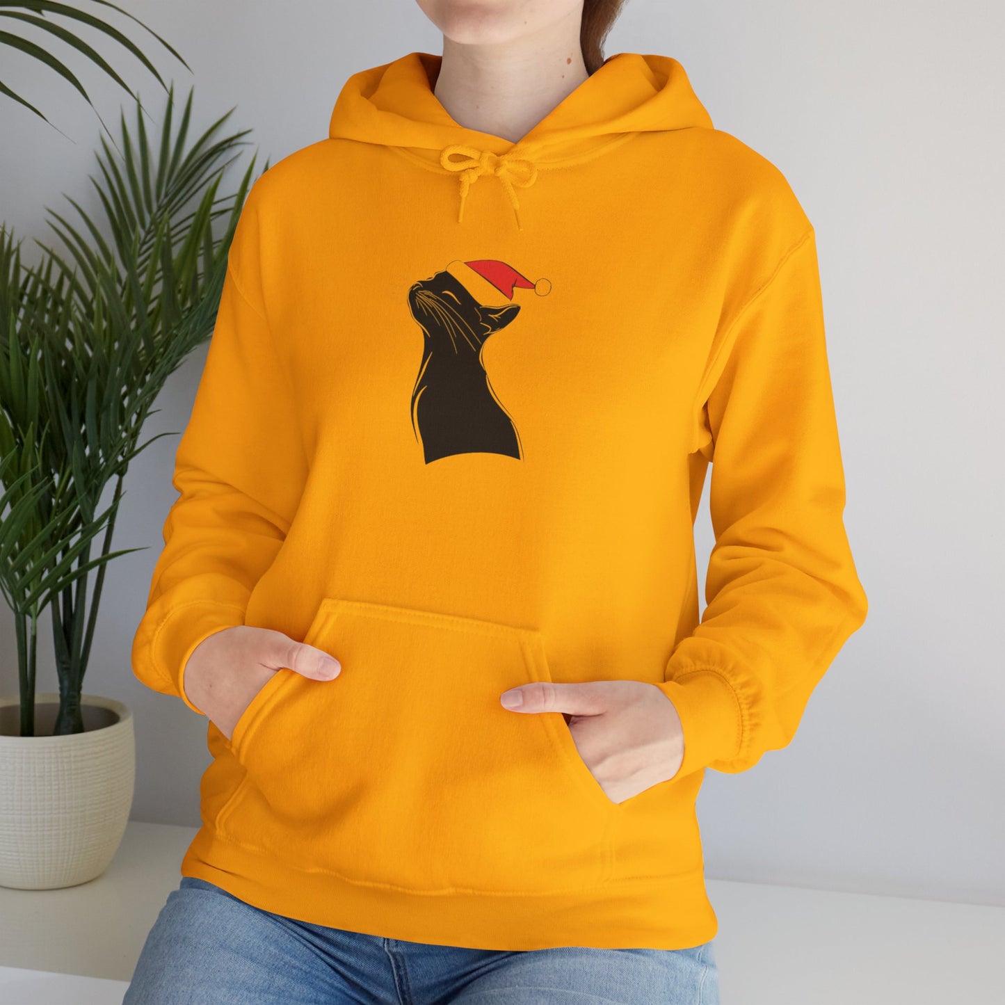 Black Cat Christmas Hoodie