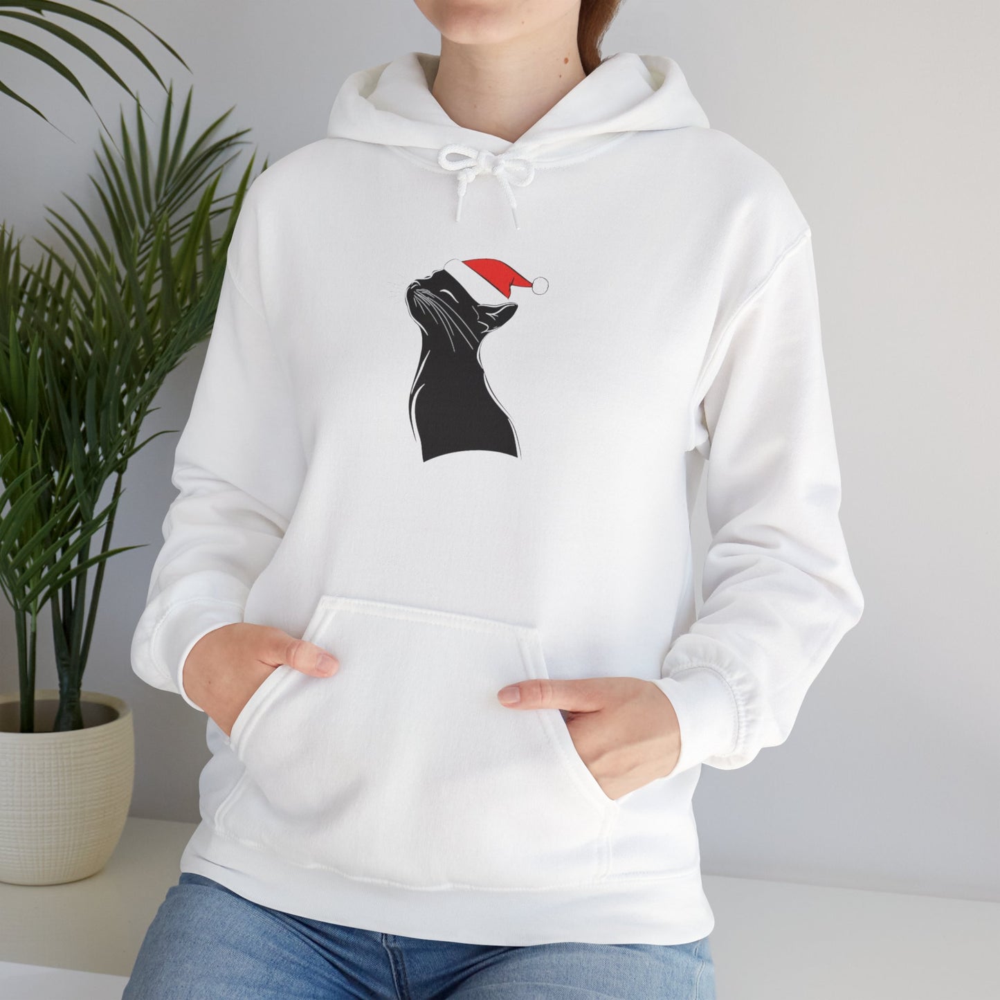 Black Cat Christmas Hoodie