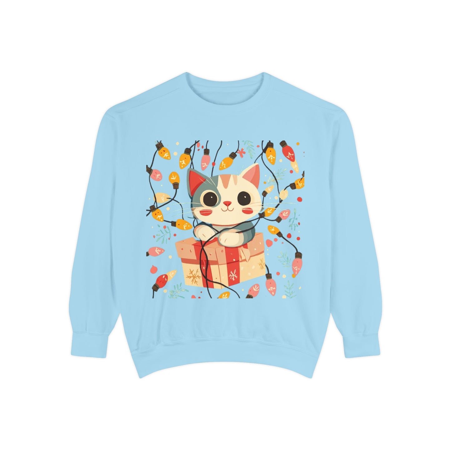 Cute Cat Gift Box Sweatshirt