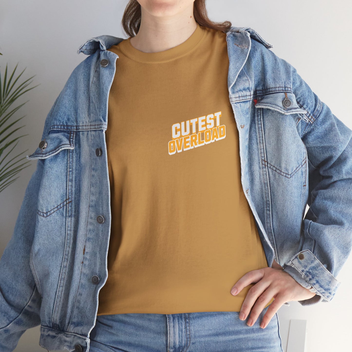 Happy Cat 'Cutest Overload' | Unisex Heavy Cotton Tee