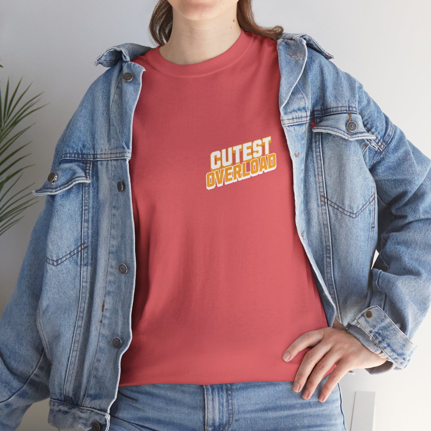 Happy Cat 'Cutest Overload' | Unisex Heavy Cotton Tee