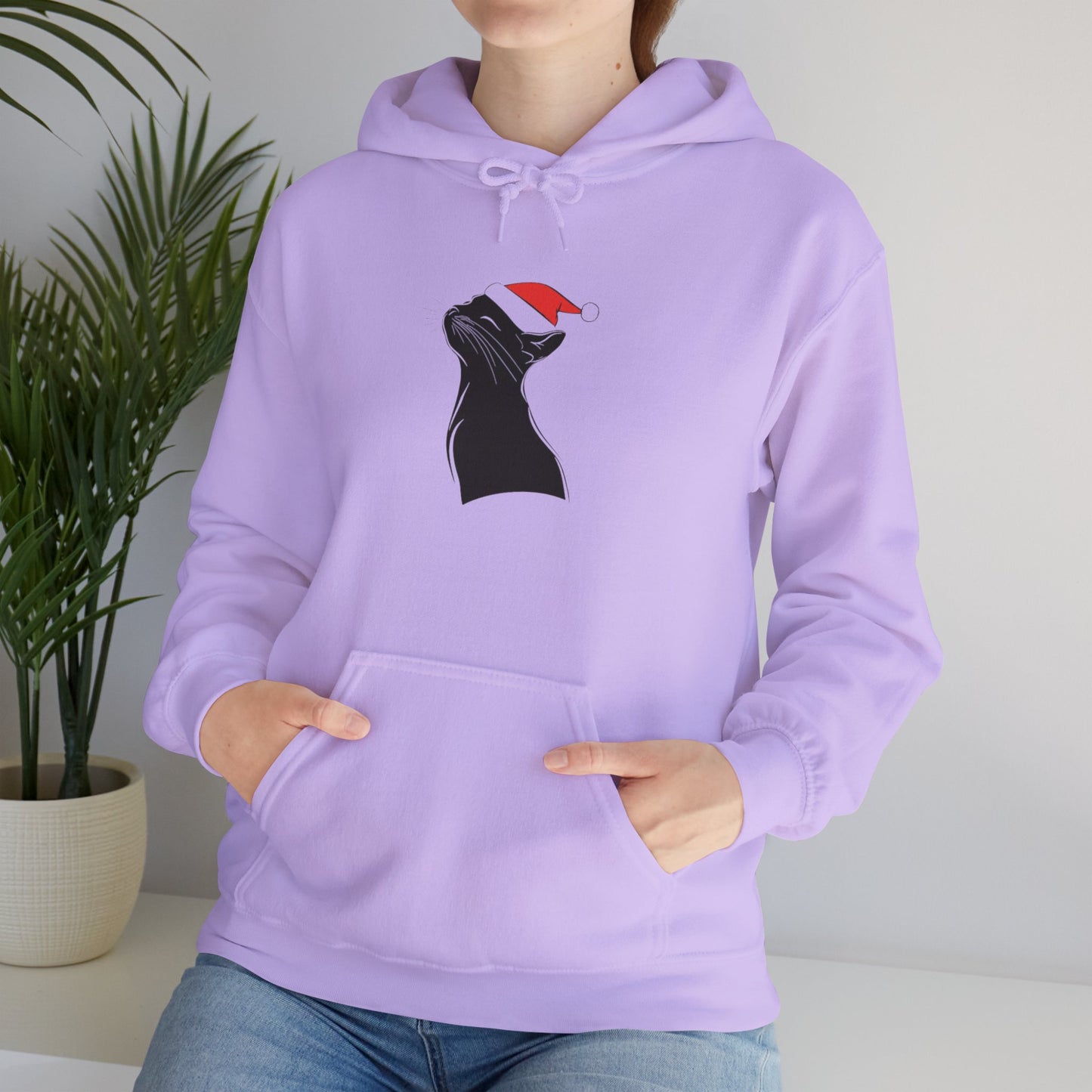 Black Cat Christmas Hoodie