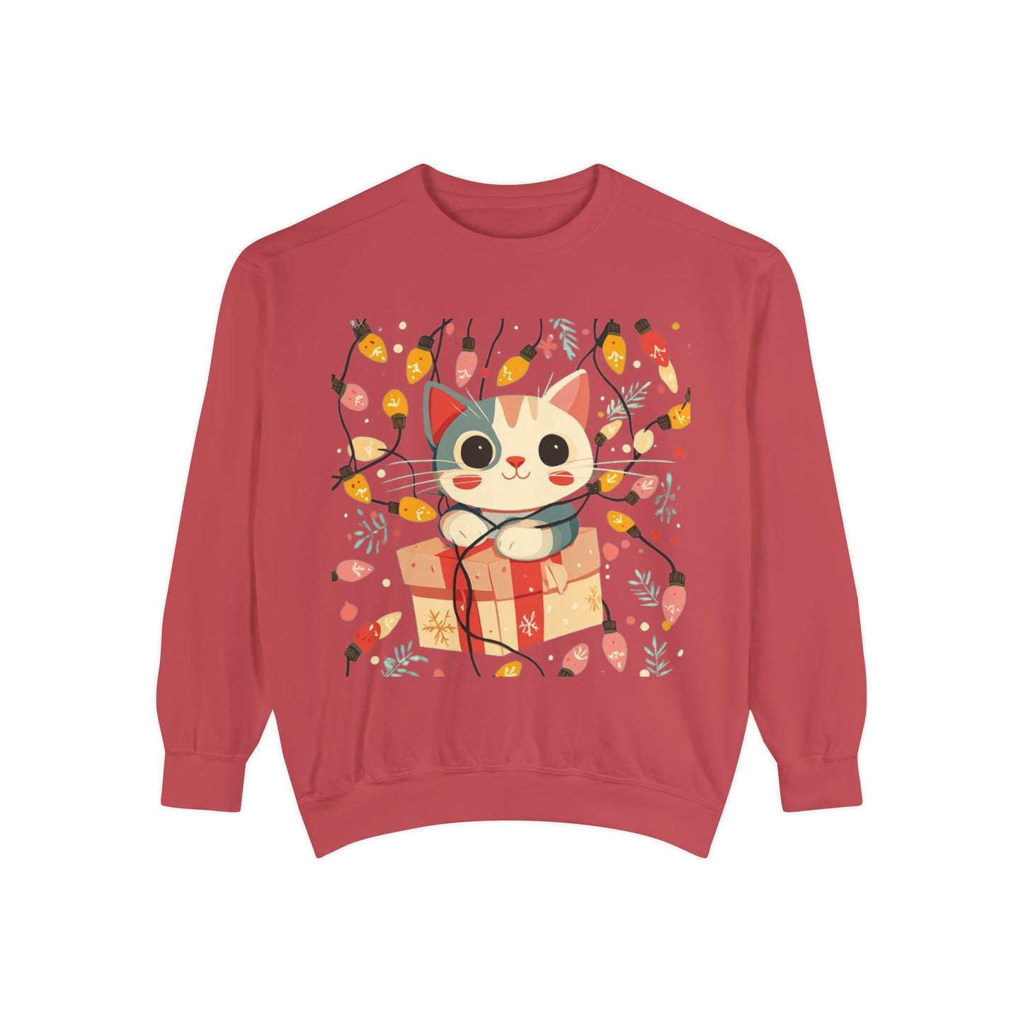 Cute Cat Gift Box Sweatshirt