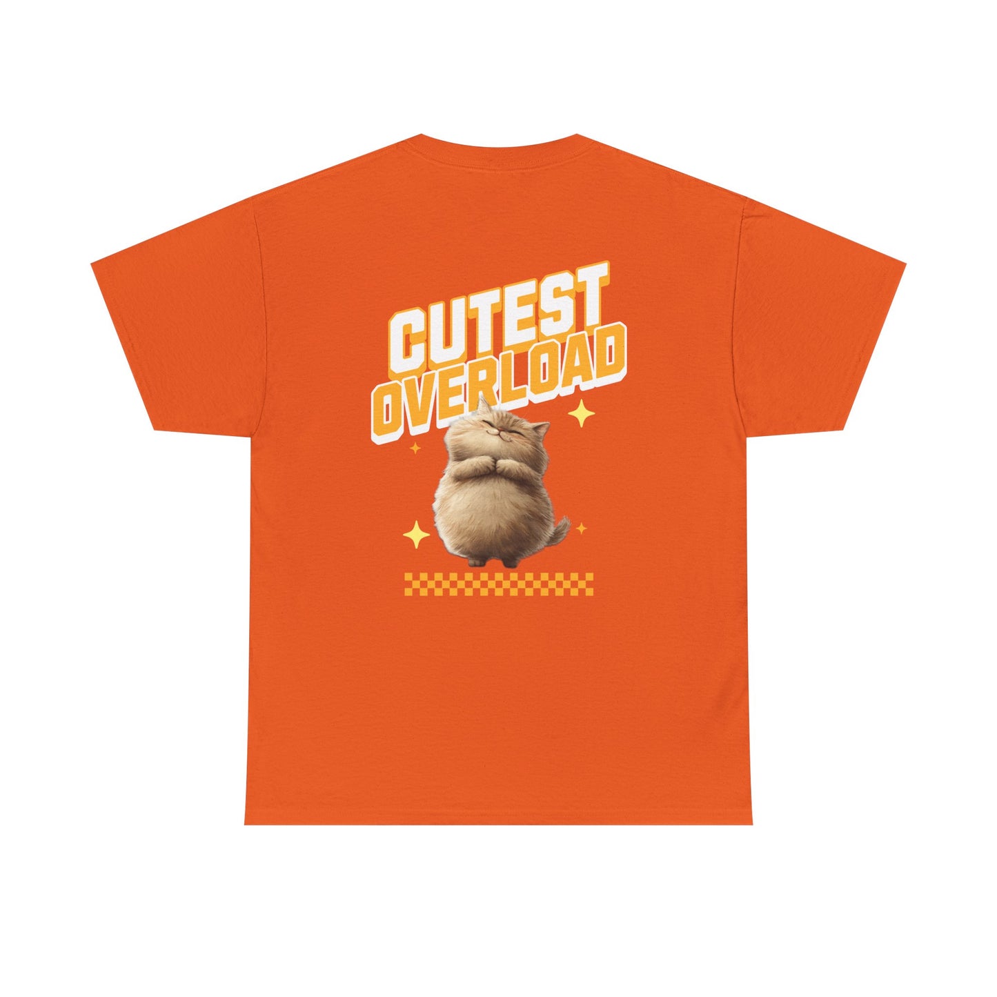 Happy Cat 'Cutest Overload' | Unisex Heavy Cotton Tee