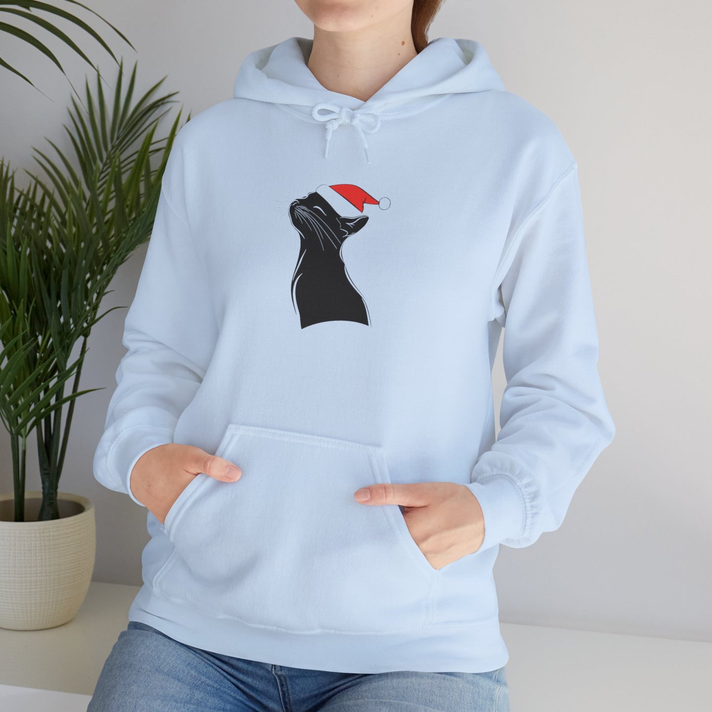 Black Cat Christmas Hoodie