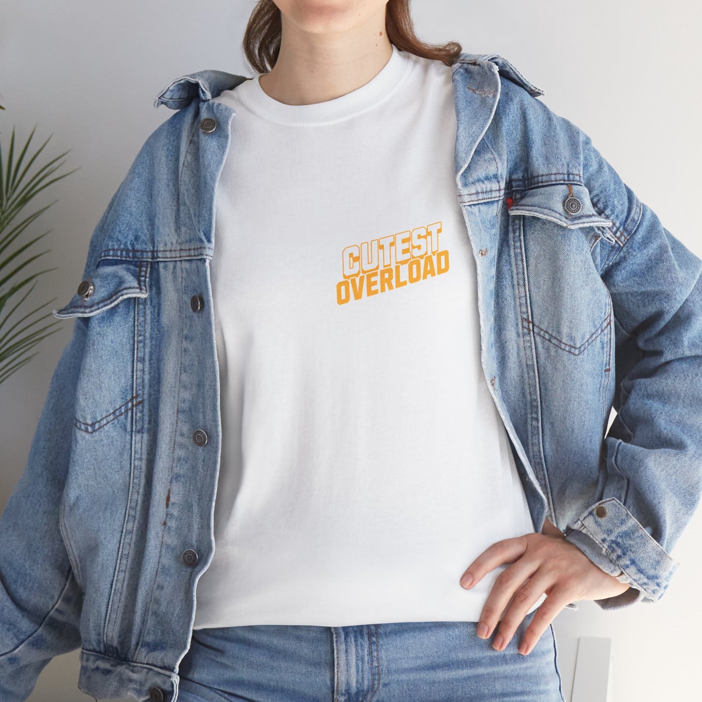 Happy Cat 'Cutest Overload' | Unisex Heavy Cotton Tee