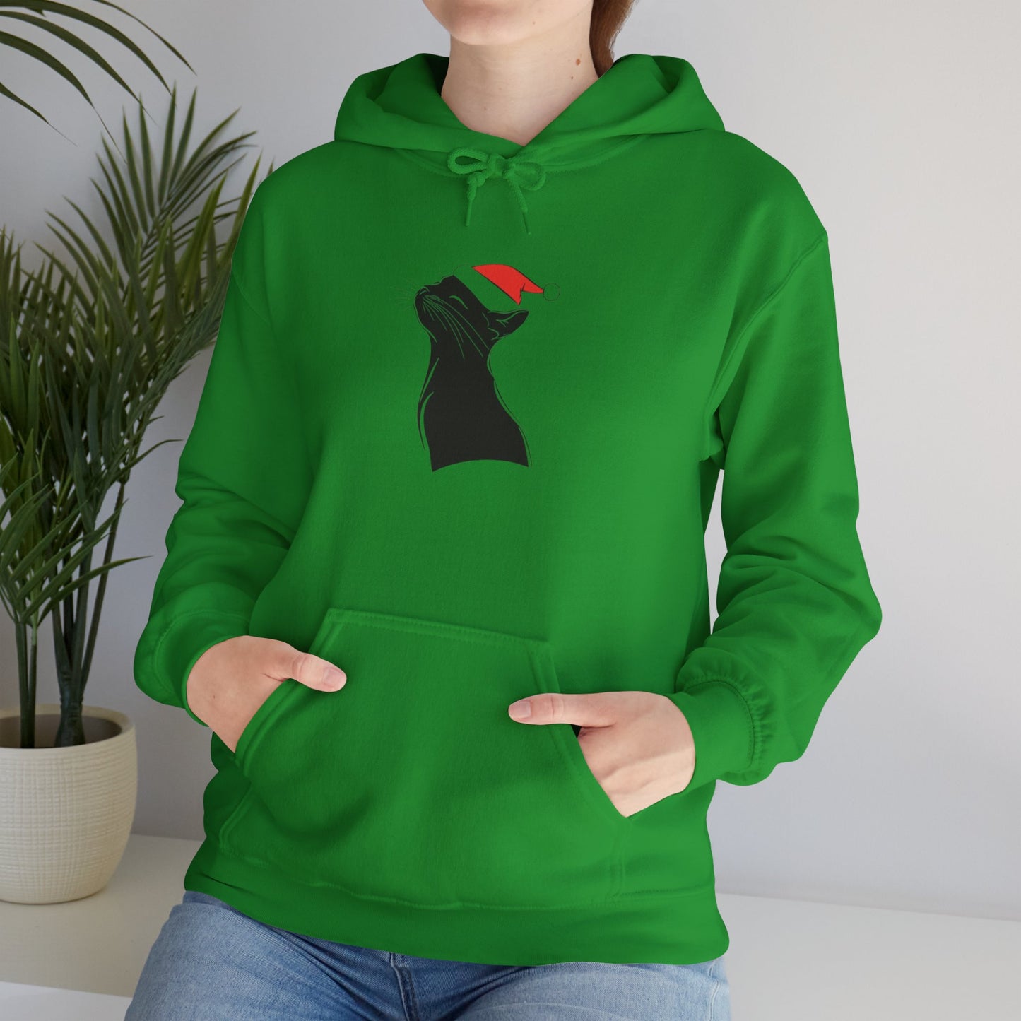Black Cat Christmas Hoodie