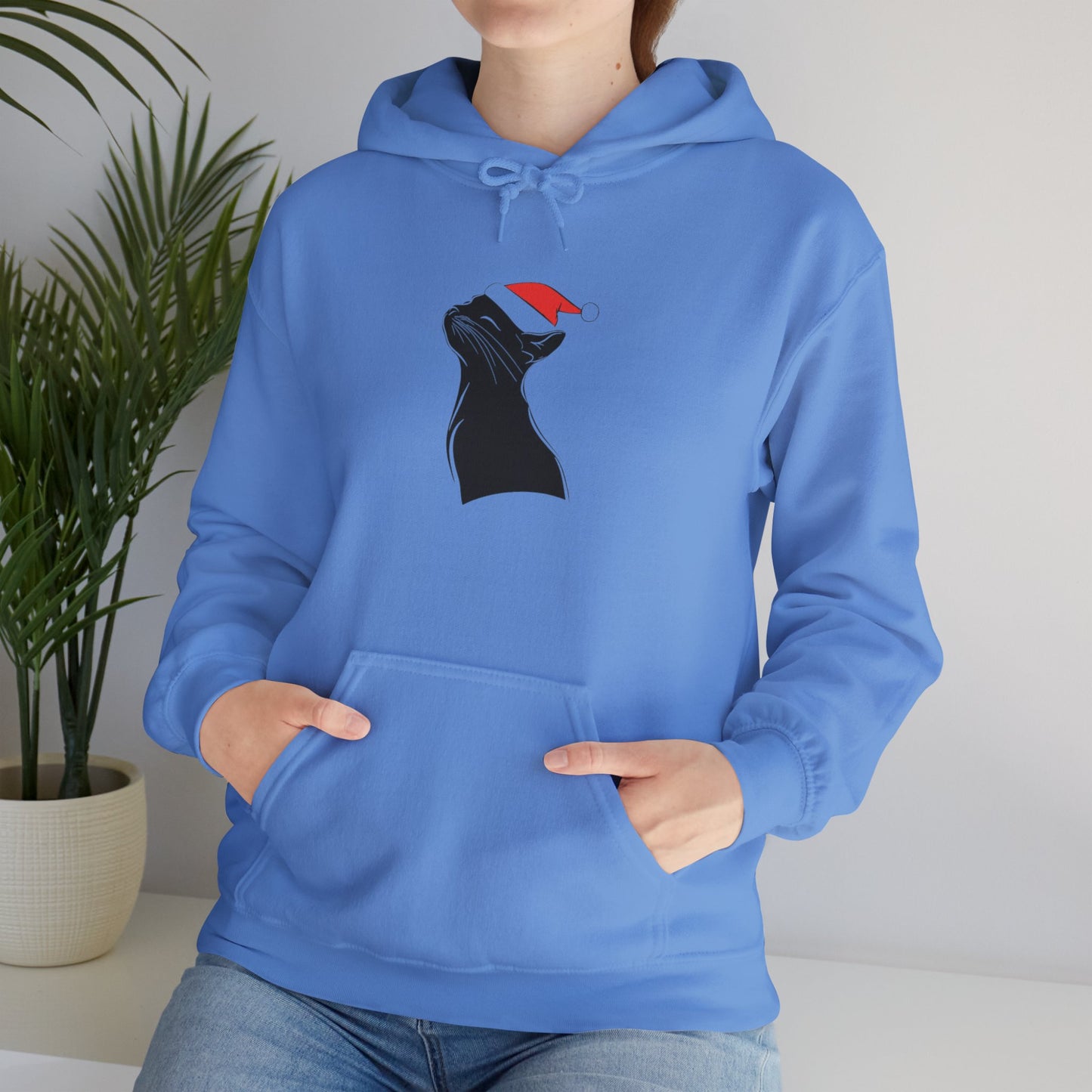 Black Cat Christmas Hoodie