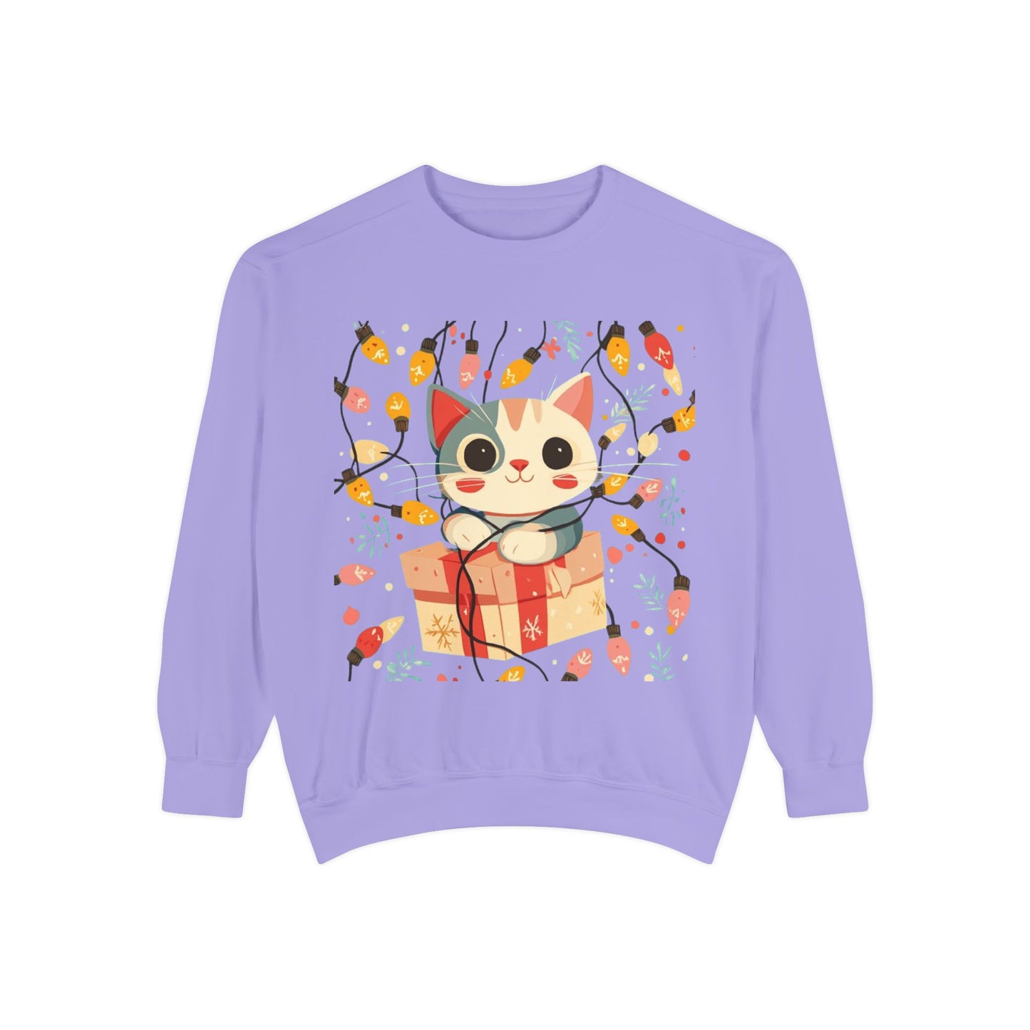 Cute Cat Gift Box Sweatshirt
