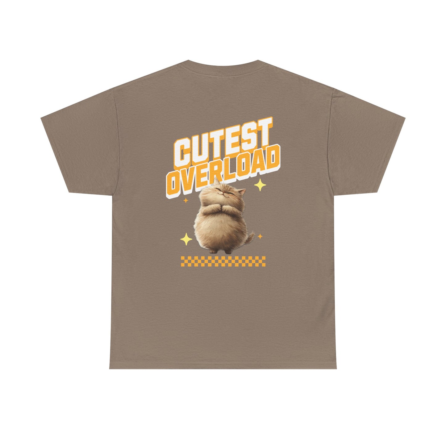 Happy Cat 'Cutest Overload' | Unisex Heavy Cotton Tee
