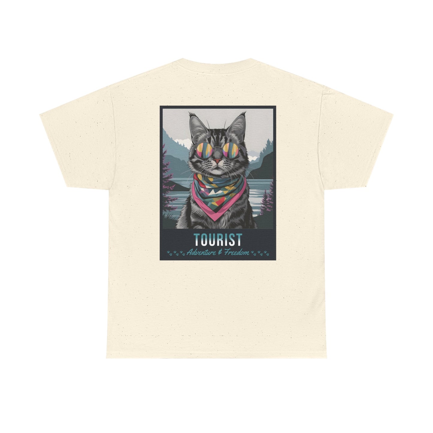 Cat Travelling Japan | Unisex Heavy Cotton Tee
