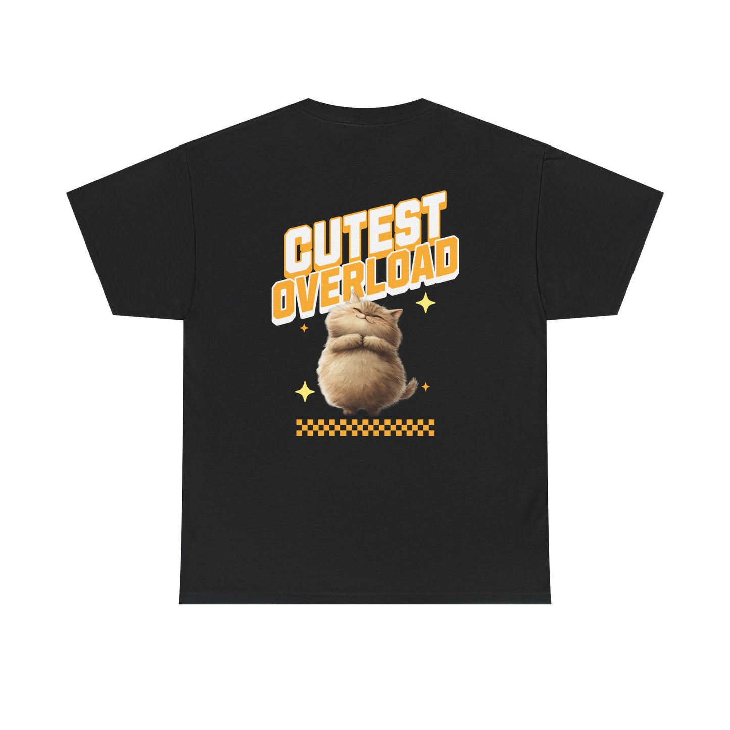 Happy Cat 'Cutest Overload' | Unisex Heavy Cotton Tee