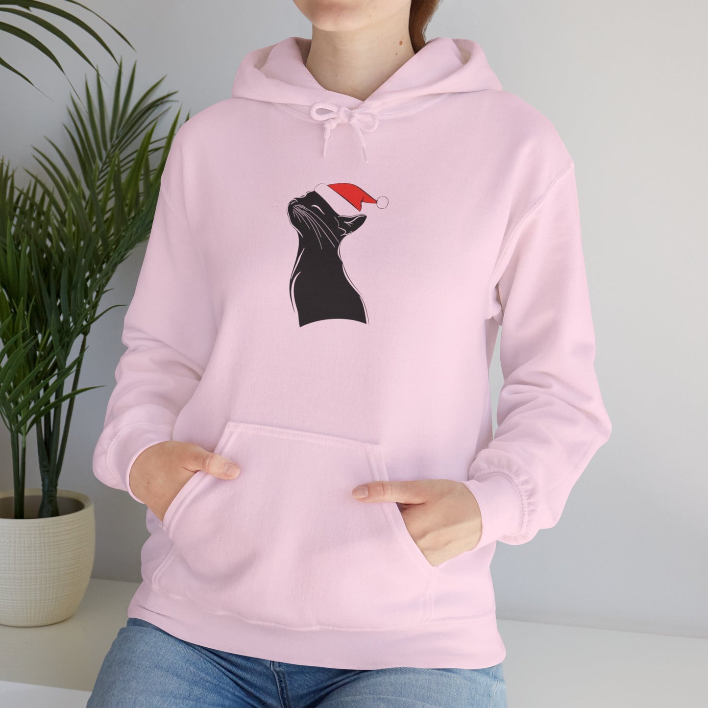 Black Cat Christmas Hoodie