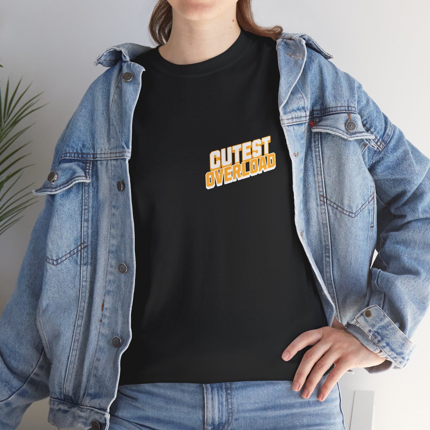 Happy Cat 'Cutest Overload' | Unisex Heavy Cotton Tee