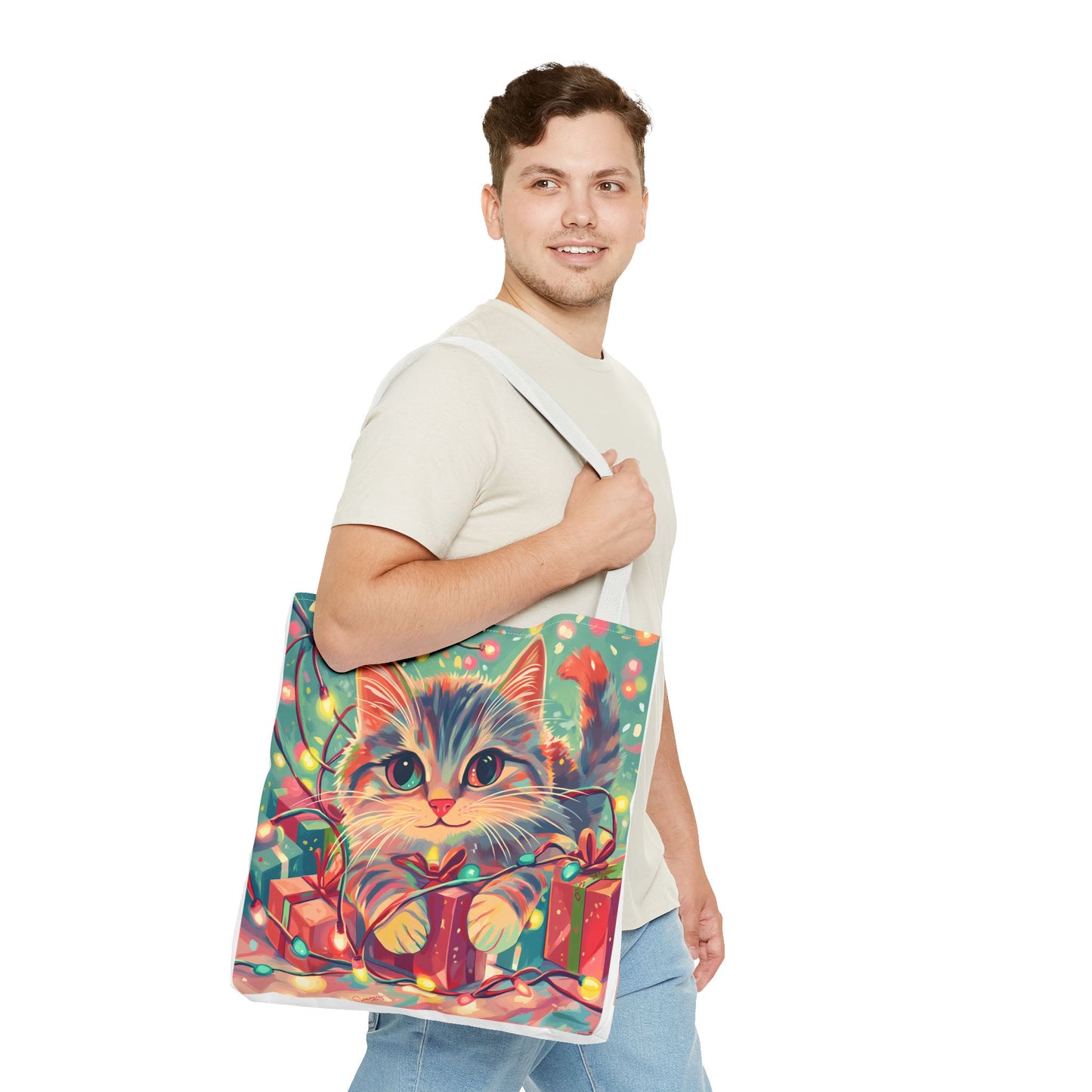 Cat Love Tote Bag