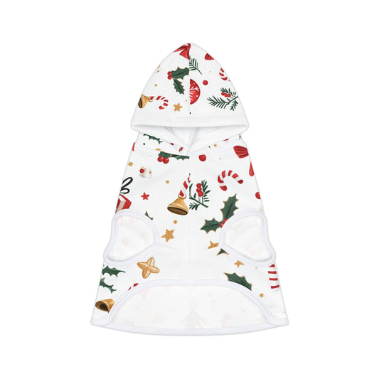 Christmas Pet Hoodie with Festive Patterns