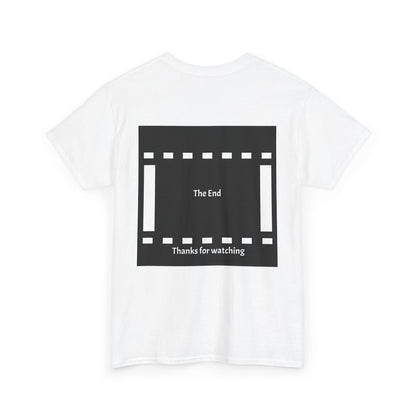 Running Cat and Machine Sound - Dramatic Movie Design | Unisex Heavy Cotton Tee