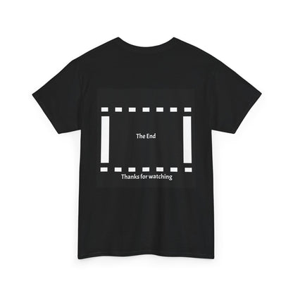 Running Cat and Machine Sound - Dramatic Movie Design | Unisex Heavy Cotton Tee